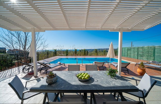 Villa Erasmia Large Private Pool Walk to Beach Sea Views A C Wifi - 2646 - Photo 47
