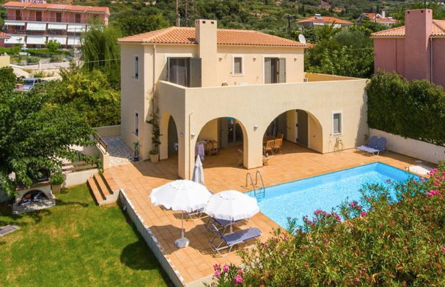 Villa Katerina Large Private Pool Walk to Beach Sea Views A C Wifi Car Not Required - 1021 - Photo 4