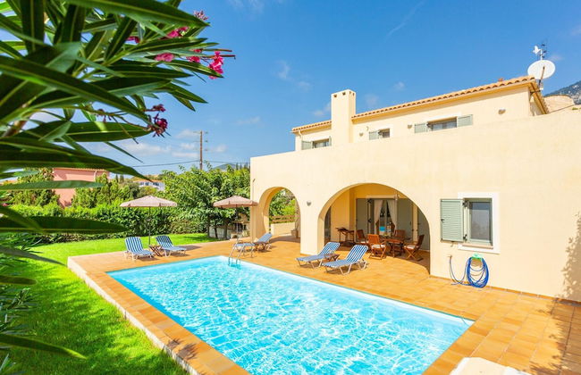 Villa Katerina Large Private Pool Walk to Beach Sea Views A C Wifi Car Not Required - 1021 - Photo 36