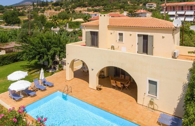 Villa Katerina Large Private Pool Walk to Beach Sea Views A C Wifi Car Not Required - 1021 - Photo 2