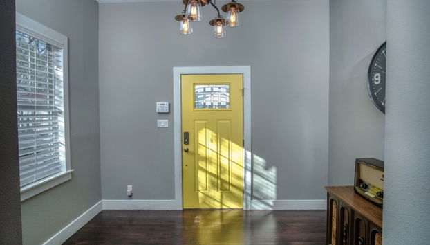 Interior entrance