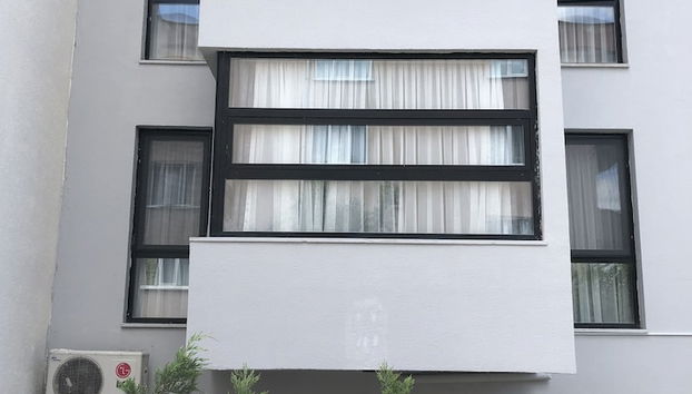 Fassade der Unterkunft