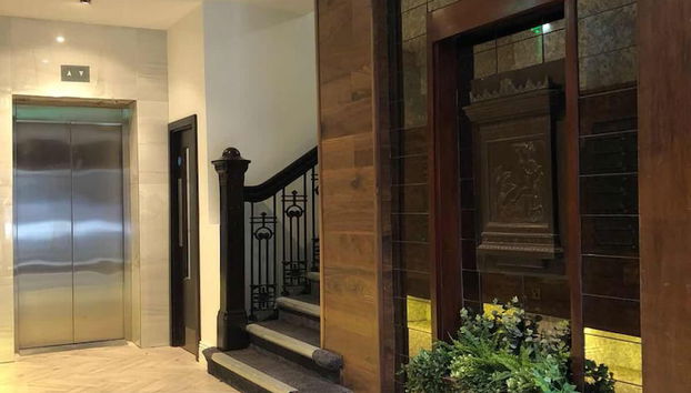 Interior entrance