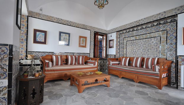 Lobby sitting area