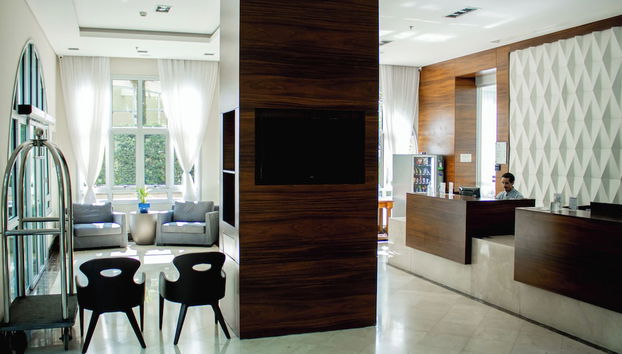 Sala de estar do lobby