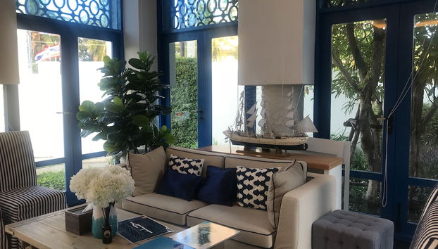 Sala de estar do lobby