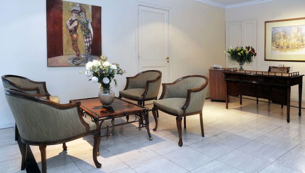 Sala de estar do lobby