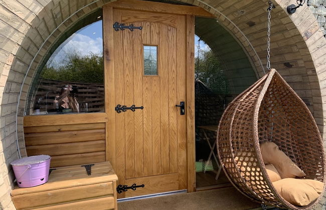 Cosy Escape Heated Luxury pod With hot tub - Foto 33