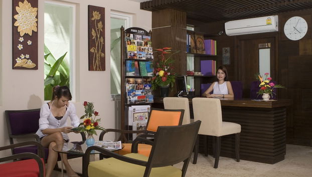 Lobby sitting area
