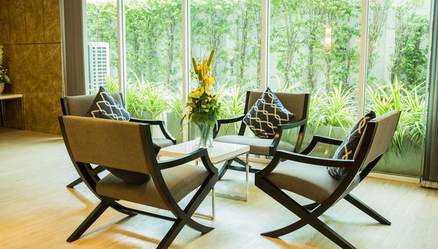 Lobby sitting area