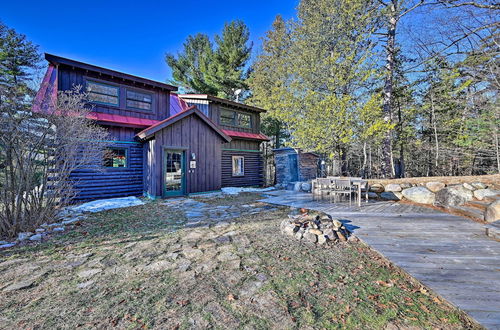 Photo 6 - Grand Log Cabin w/ Hot Tub - 4 Miles to Whiteface