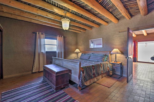 Photo 27 - El Prado Adobe Home: Courtyard w/ Mountain Views