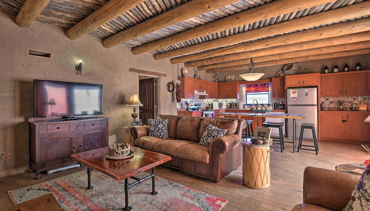 Photo 1 - El Prado Adobe Home: Courtyard w/ Mountain Views