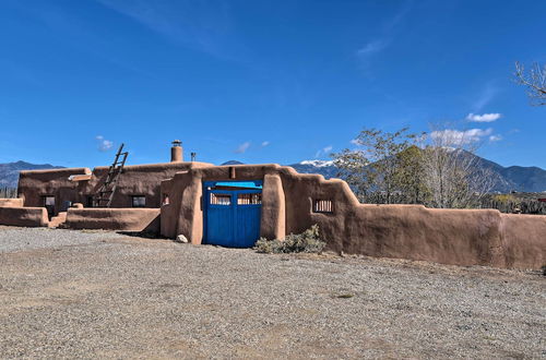 Photo 5 - El Prado Adobe Home: Courtyard w/ Mountain Views