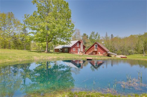Foto 1 - Unique Maine Log Cabin w/ Trout Ponds & Sauna