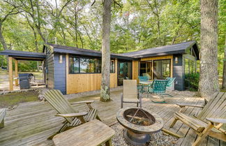 Photo 1 - Lakefront Baldwin Cottage w/ Deck & Private Beach