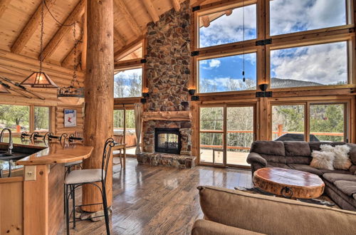 Photo 3 - Spacious, Luxe Cabin w/ Mtn Views, Sauna & More