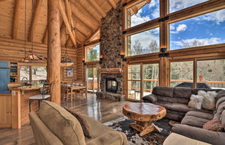 Photo 1 - Spacious, Luxe Cabin w/ Mtn Views, Sauna & More