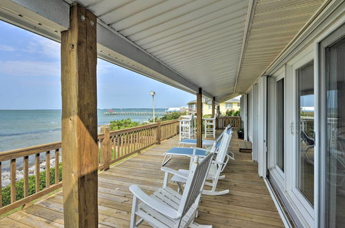 Photo 22 - Waterfront Harkers Island Home: Sunset View & Dock