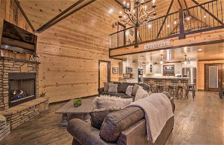 Photo 1 - Large Upscale Cabin: Hot Tub, Fire Pit, Pool Table