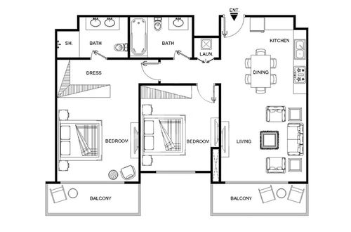 Foto 22 - LUX Luxury Sunrise Beachfront Suite 2