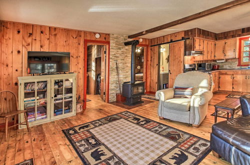 Photo 1 - Serene Lakefront Cabin: Private Boat Dock, Balcony