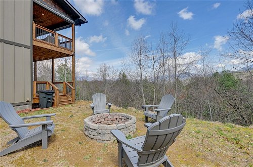 Photo 22 - Smoky Mountain Cabin Rental: Game Room, Fire Pit