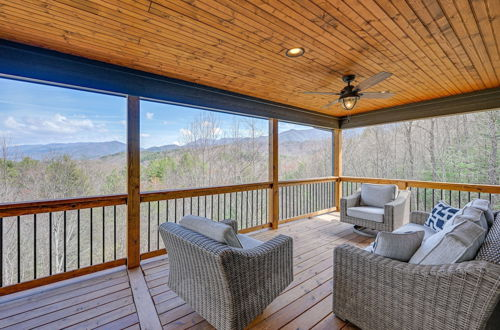 Photo 31 - Smoky Mountain Cabin Rental: Game Room, Fire Pit