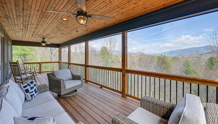 Photo 1 - Smoky Mountain Cabin Rental: Game Room, Fire Pit