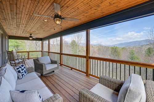 Photo 1 - Smoky Mountain Cabin Rental: Game Room, Fire Pit