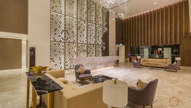 Sala de estar do lobby