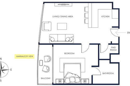 Foto 13 - 1B-Bay Central-3306 by bnbme homes