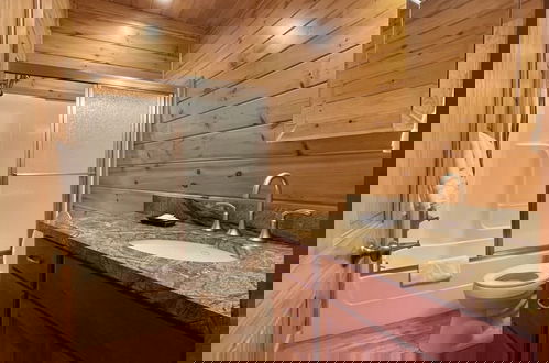 Photo 17 - A true log cabin with 360 degree mountain views - Pet and Motorcycle friendly! 5 Bedroom Cabin by RedAwning