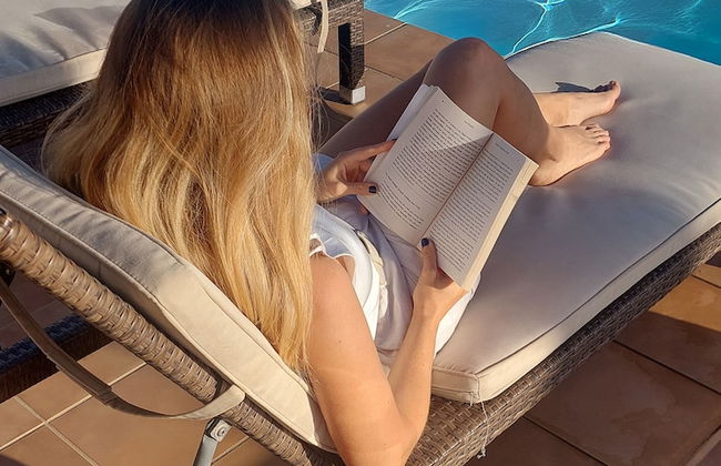 Studio With Pool, Garden and Open Roof Bathroom - Foto 5