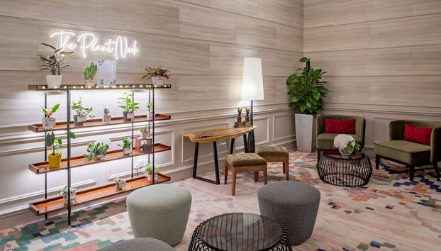 Sala de estar do lobby