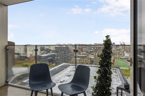 Foto 11 - Two-bedrooms Apartment With Amazing View and Sunny Balcony Next to Royal Arena
