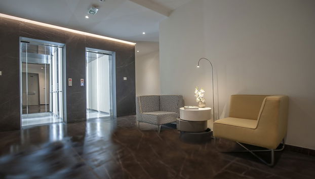 Sala de estar do lobby