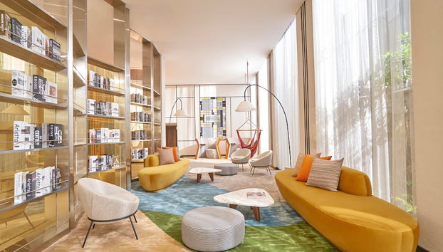 Sala de estar do lobby