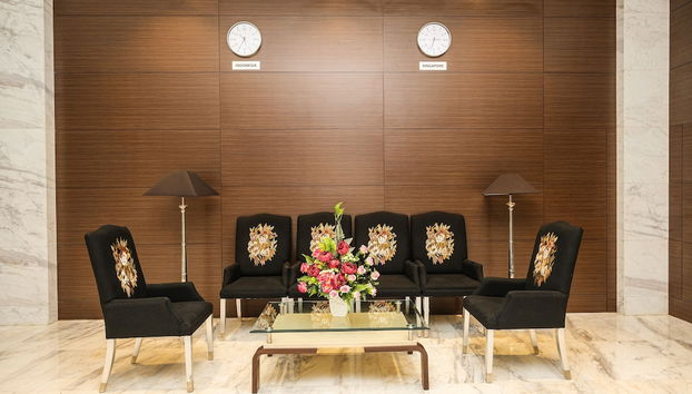 Lobby sitting area