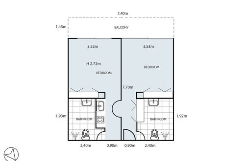 Foto 10 - 1 Bedroom Apartment With Balcony