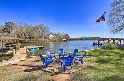 Photo 33 - Lakefront Eatonton Home: Boat Dock + Fire Pit