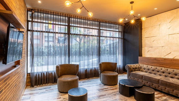 Sala de estar do lobby
