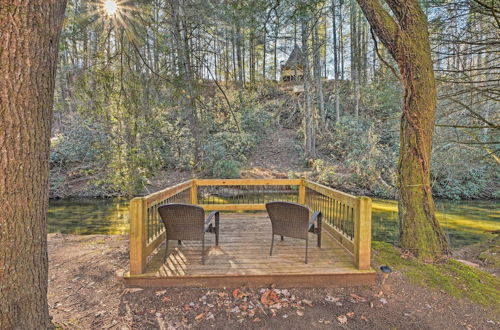 Photo 5 - Blue Ridge Mtns Creekside Cabin w/ Hot Tub + Pier