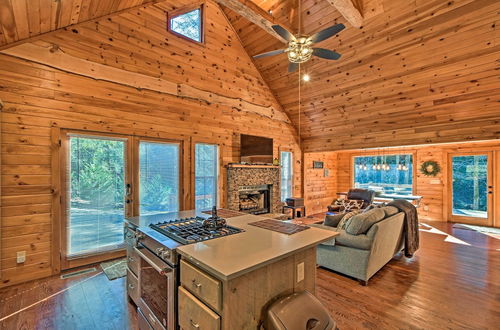 Photo 32 - Blue Ridge Mtns Creekside Cabin w/ Hot Tub + Pier