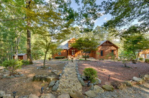 Photo 13 - Ellijay Cabin Rental w/ Hot Tub + Mountain Views