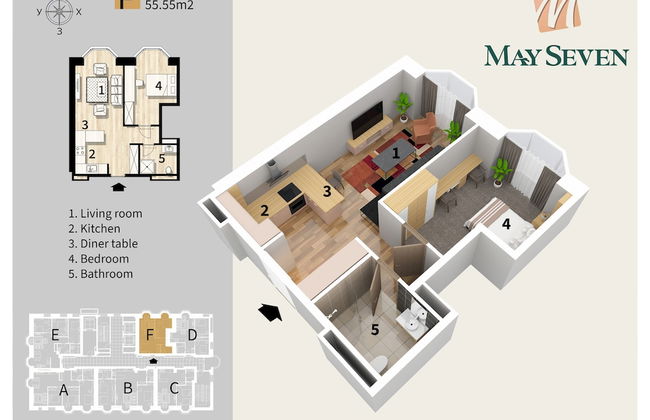 May Seven Service Apartment - Foto 29