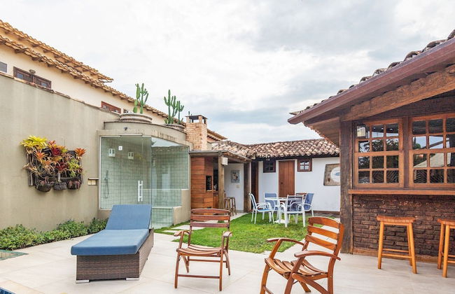 Bz34 Casa 150m da praia Piscina e Sauna - Foto 1