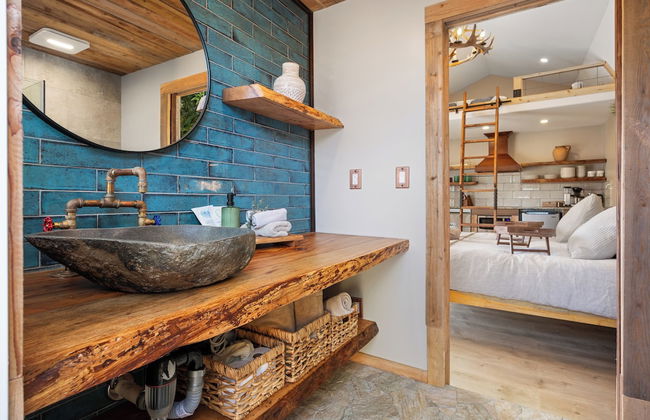 Secluded Luxury Couples cabin Sauna Pool - Foto 14
