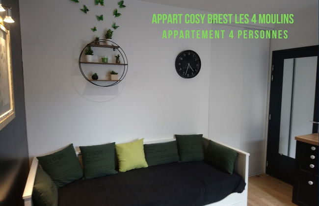 Appart Cosy Brest Les 4 Moulins - Foto 37