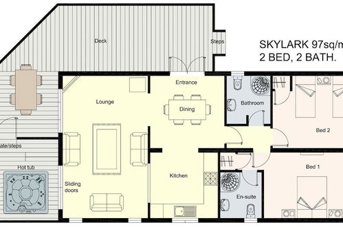 Photo 13 - Skylark Lodge With Hot Tub Near Cupar, Fife